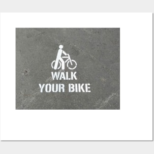 Walk Your Bike Posters and Art